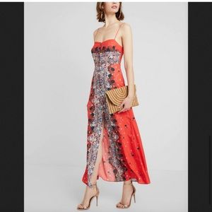 COPY - free people morning sun maxi red dress